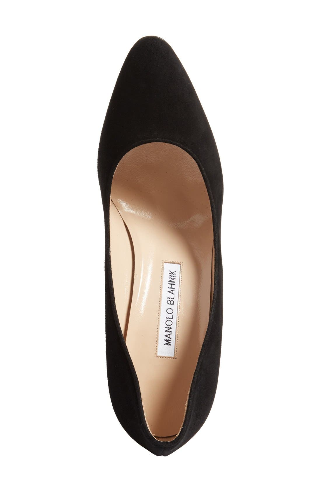 Manolo Blahnik Tucciototo Block Heel Pump, Alternate, color, 