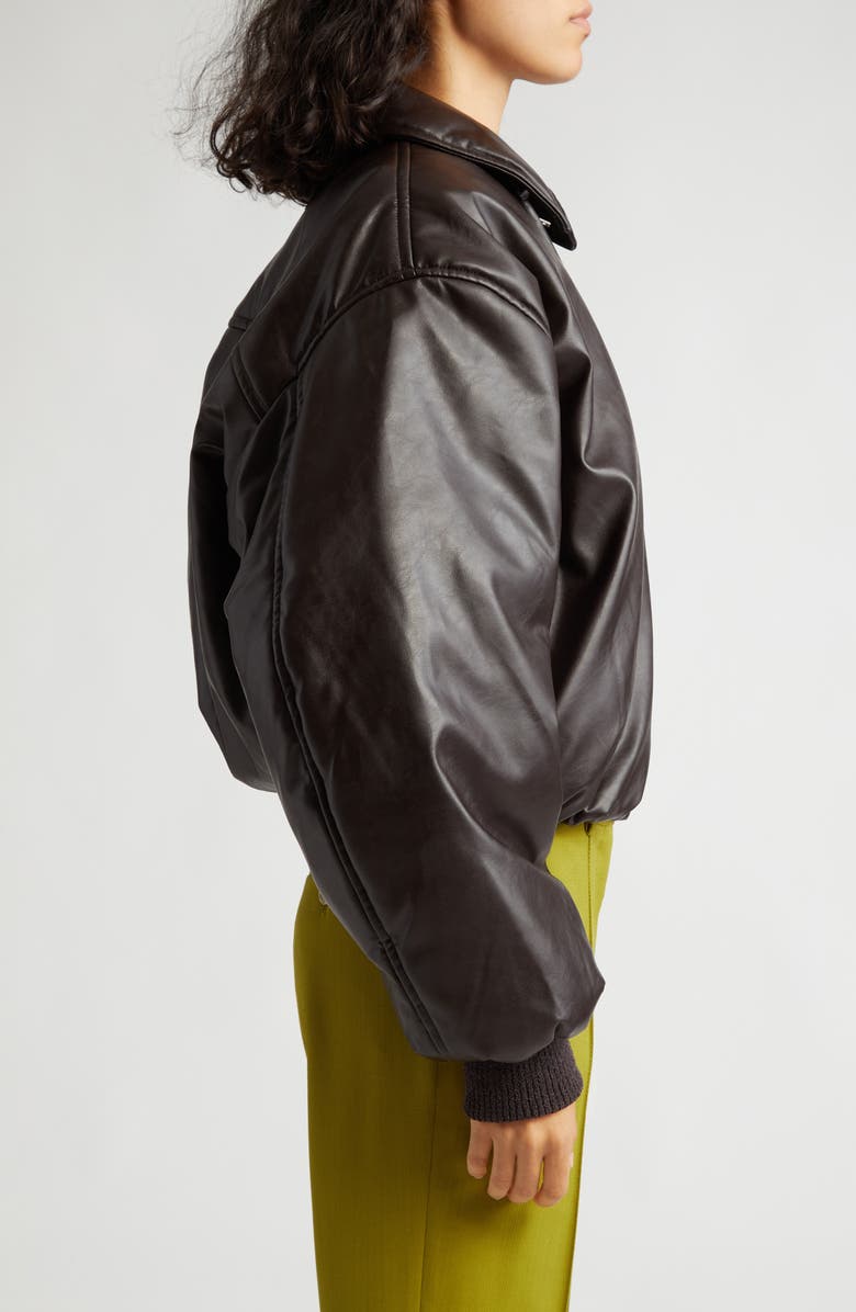 Acne Studios Onnea Coated Bomber Jacket, Alternate, color,
