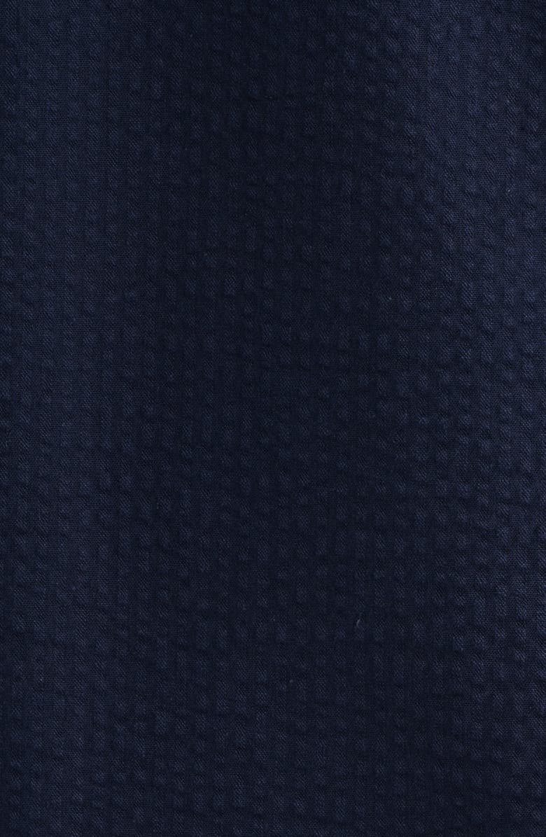 Imperfects Mr. Lynch's Benny Short Sleeve Seersucker Button-Up Jersey, Alternate, color, Dark Navy