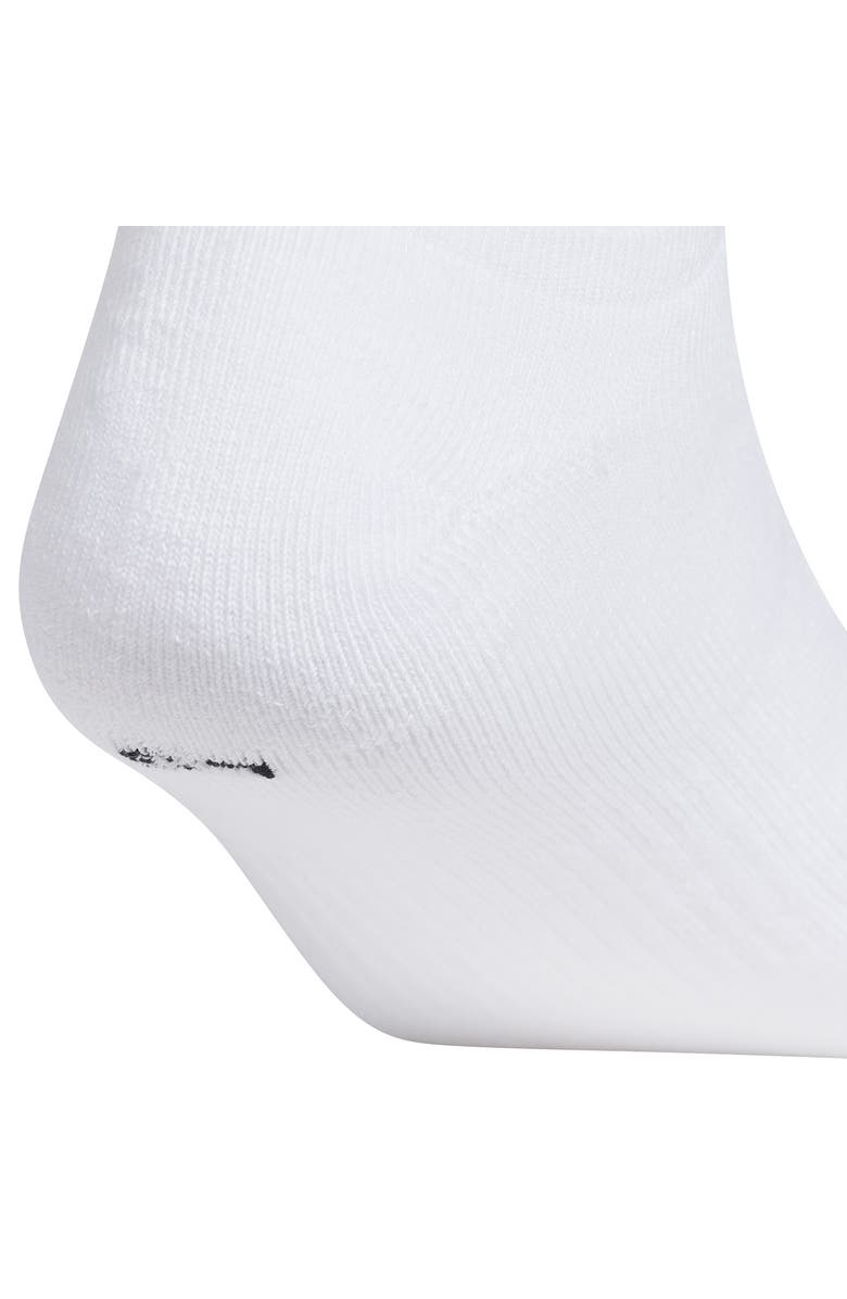 adidas 6-Pack Assorted Original Trefoil Low Cut Socks, Alternate, color, White/ Black