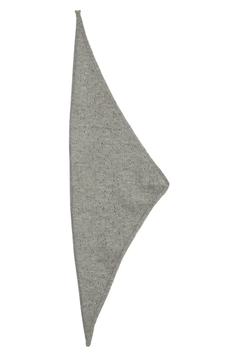 Essential Triangle Scarf, Alternate, color, GREY