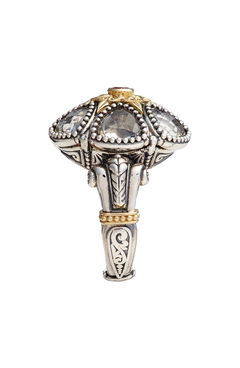 Konstantino Pythia Crystal Statement Ring, Alternate, color, 