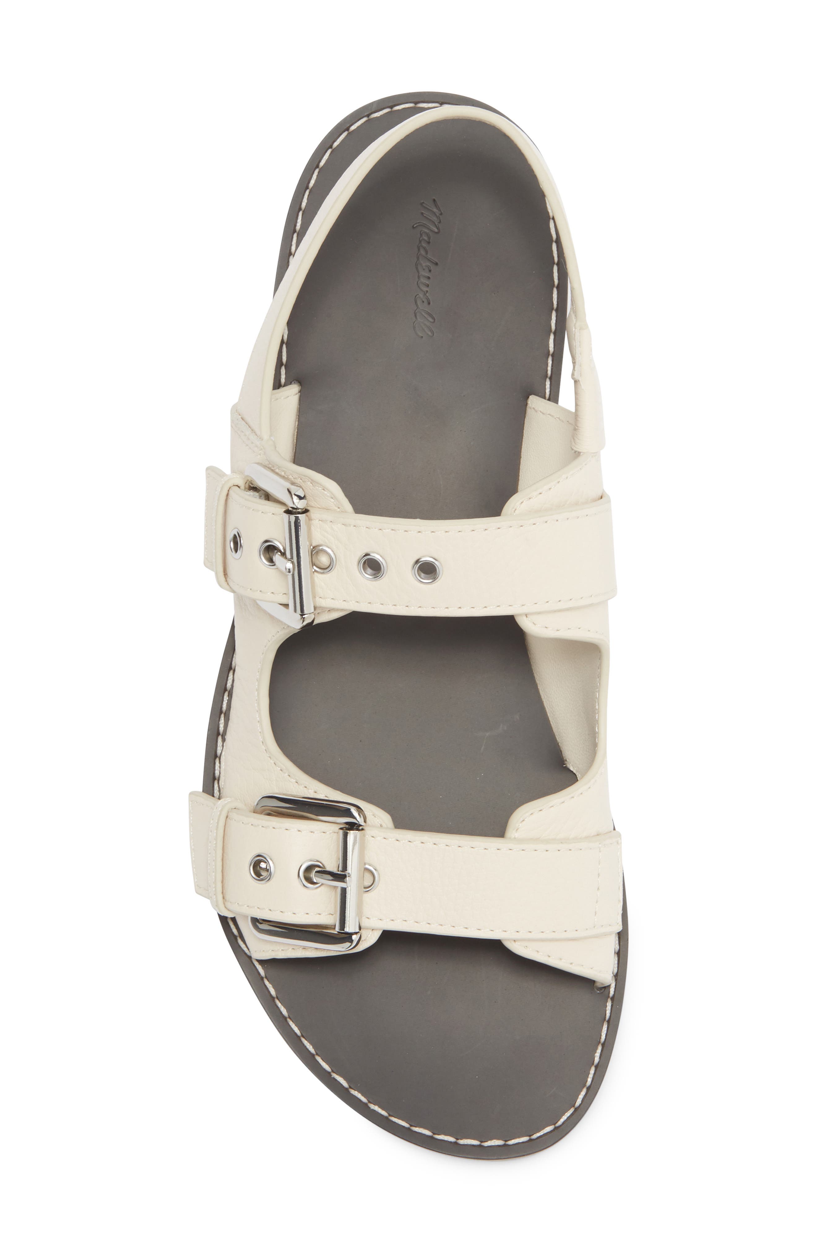 Indie Buckle Sandal, Alternate, color, IVORY
