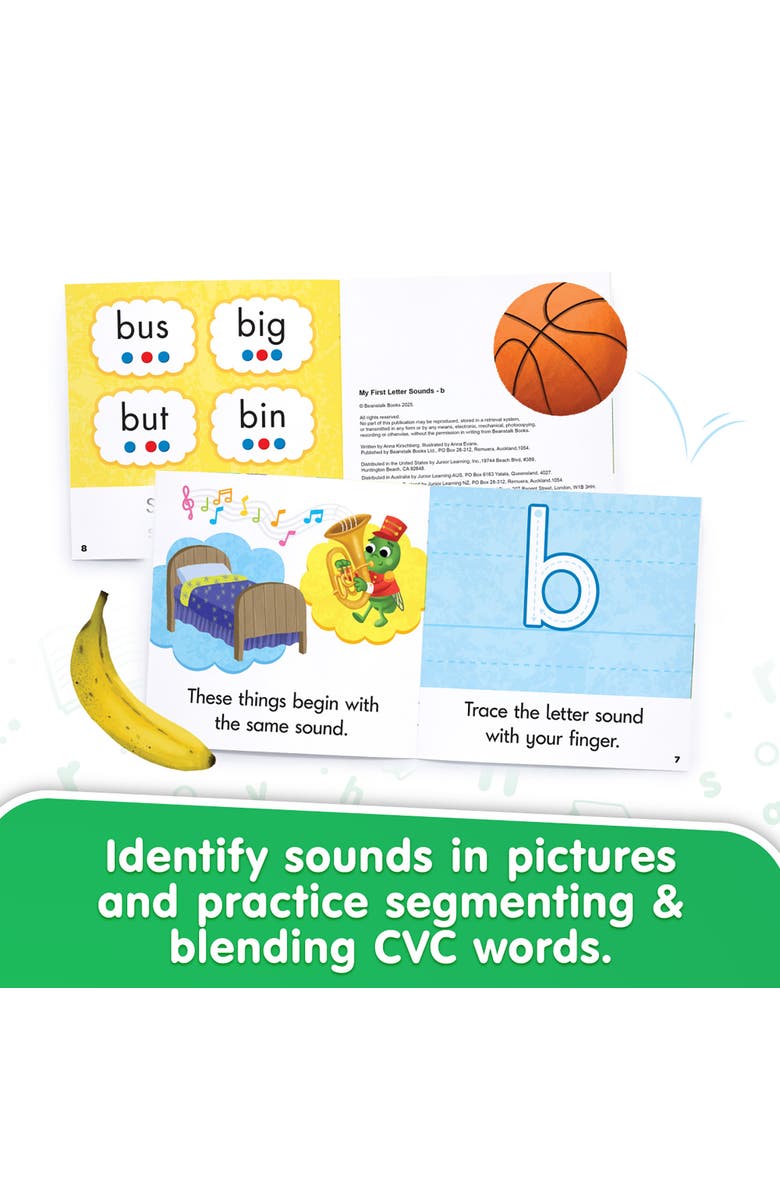 Junior Learning My First Letter Sounds 26 ABC Picture Book Set, Alternate, color, Multicolored