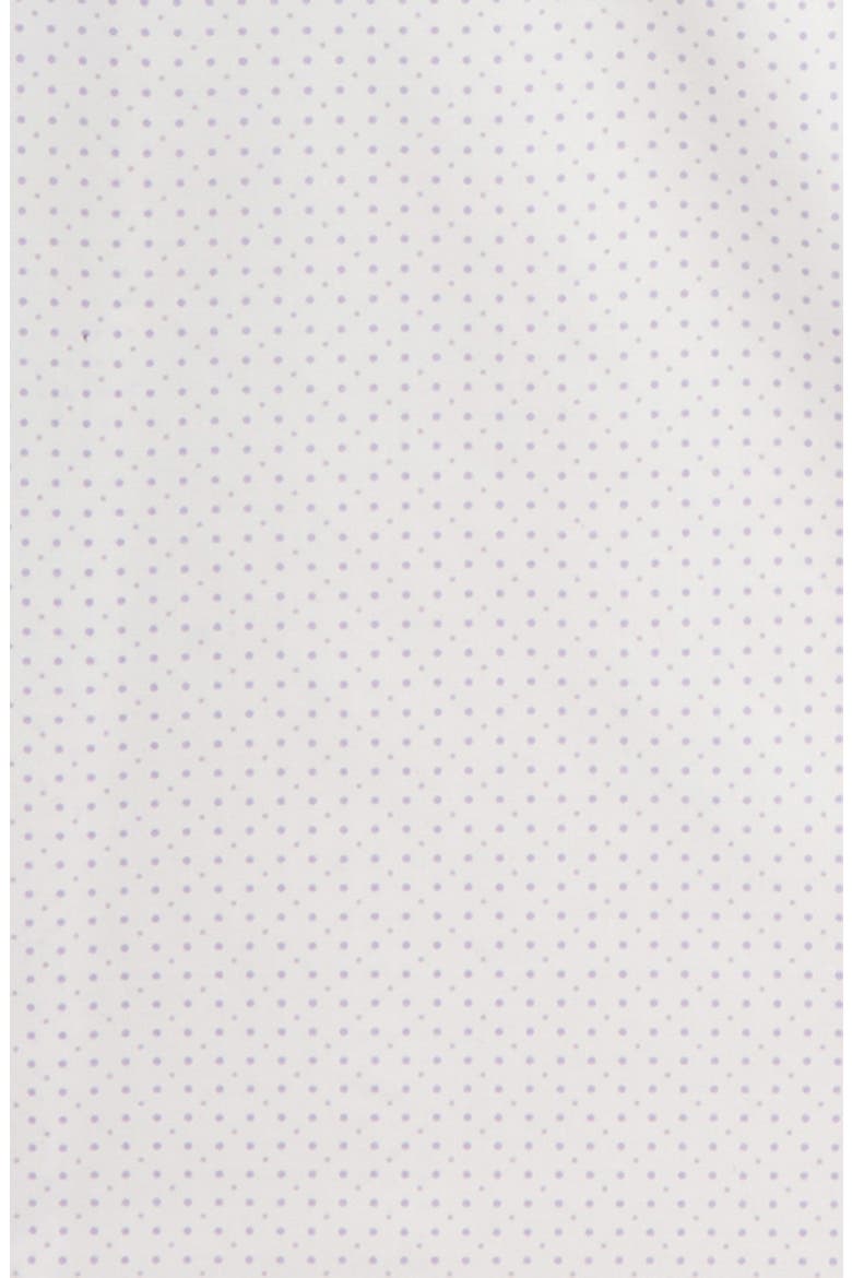Kids' Polka Dot Dress Shirt, Alternate, color, WHITE / LAVENDER