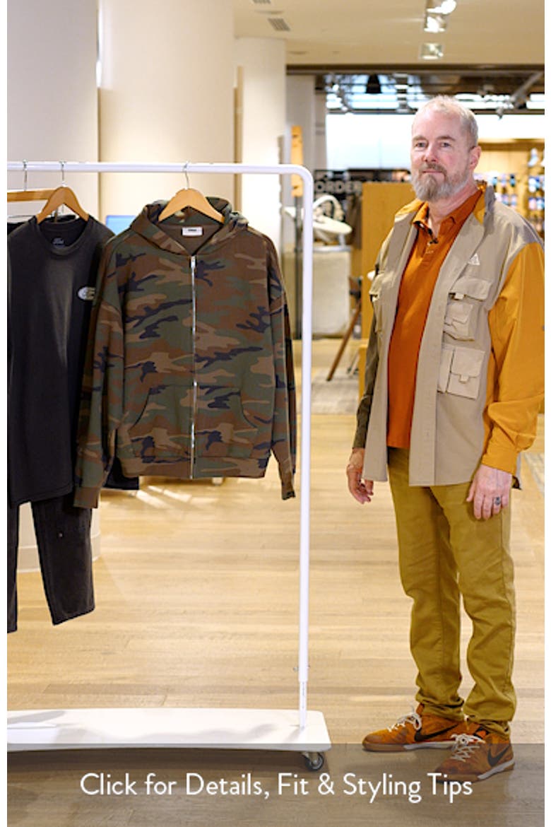 Camo Cotton Zip Hoodie video