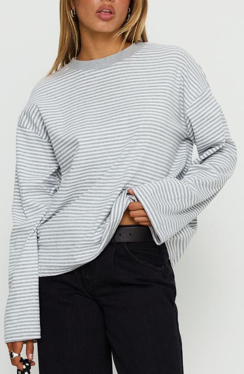 Settle Down Stripe Knit Top