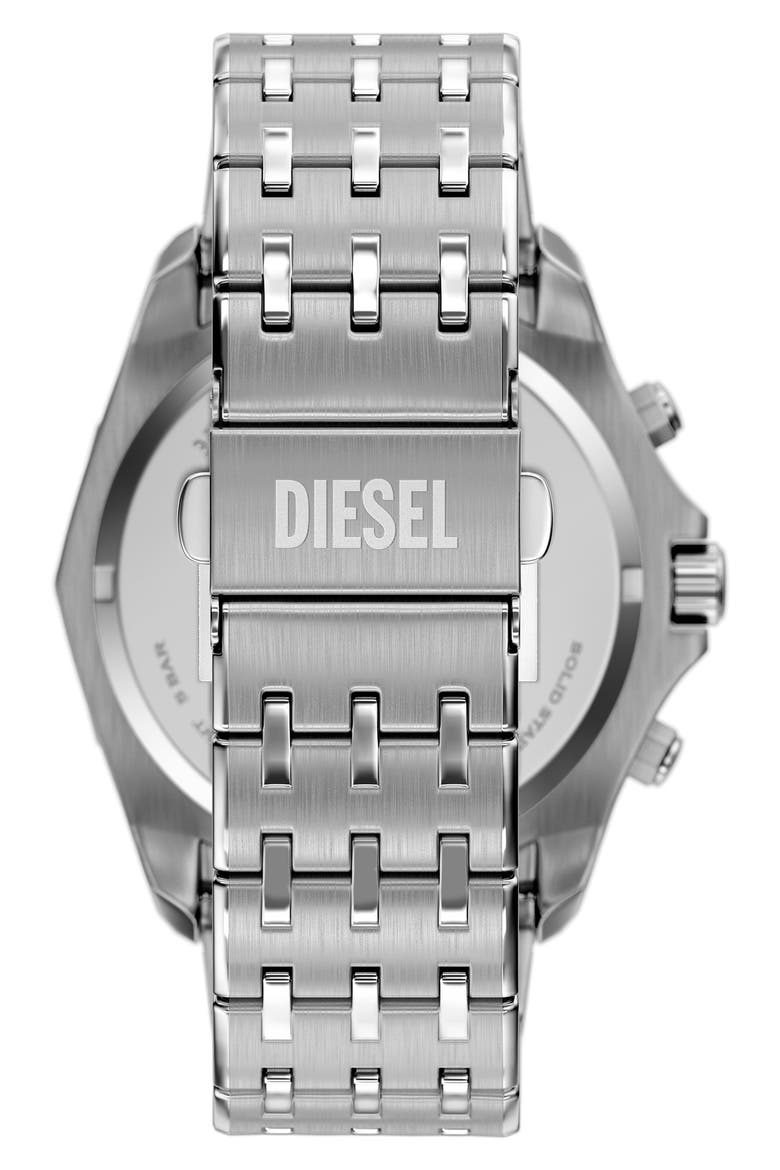 Stinger Chronograph Bracelet Watch, 46mm, Alternate, color, SILVER