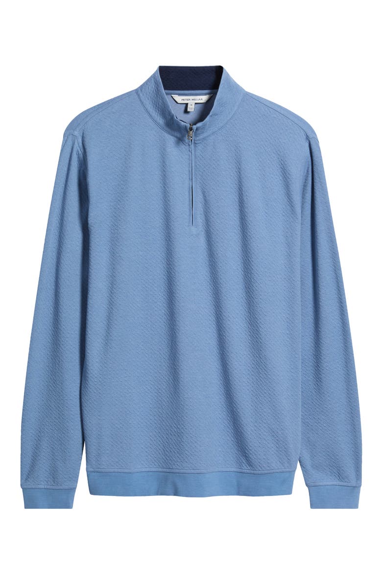 Ridgeline Knit Quarter Zip Pullover, Alternate, color, SUMMER RAIN