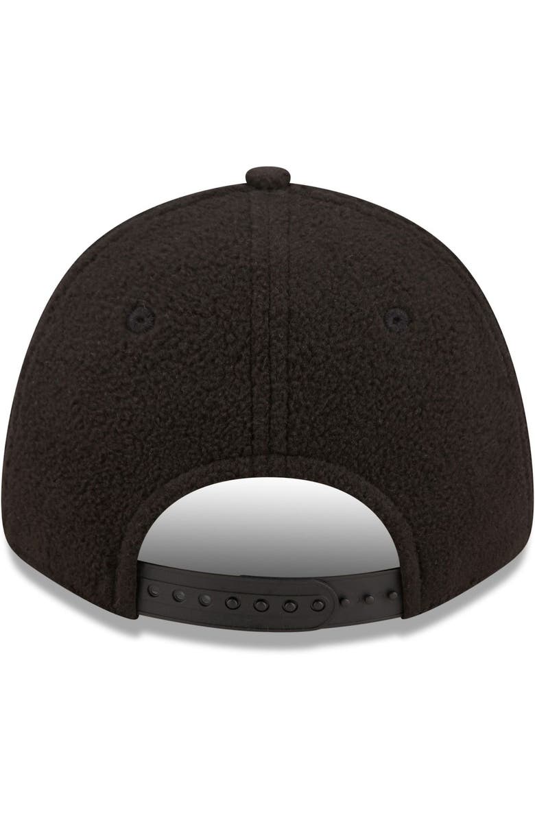 New Era Men's New Era Black Manchester United Fleece 9FIFTY Snapback Hat, Alternate, color, 