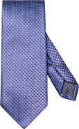 Eton Micro Geometric Woven Silk Tie