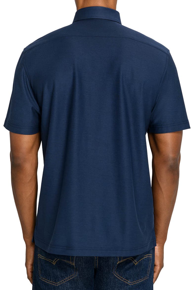 Solid Mapleton Luxe Cross Dyed Polo, Alternate, color, NAVY