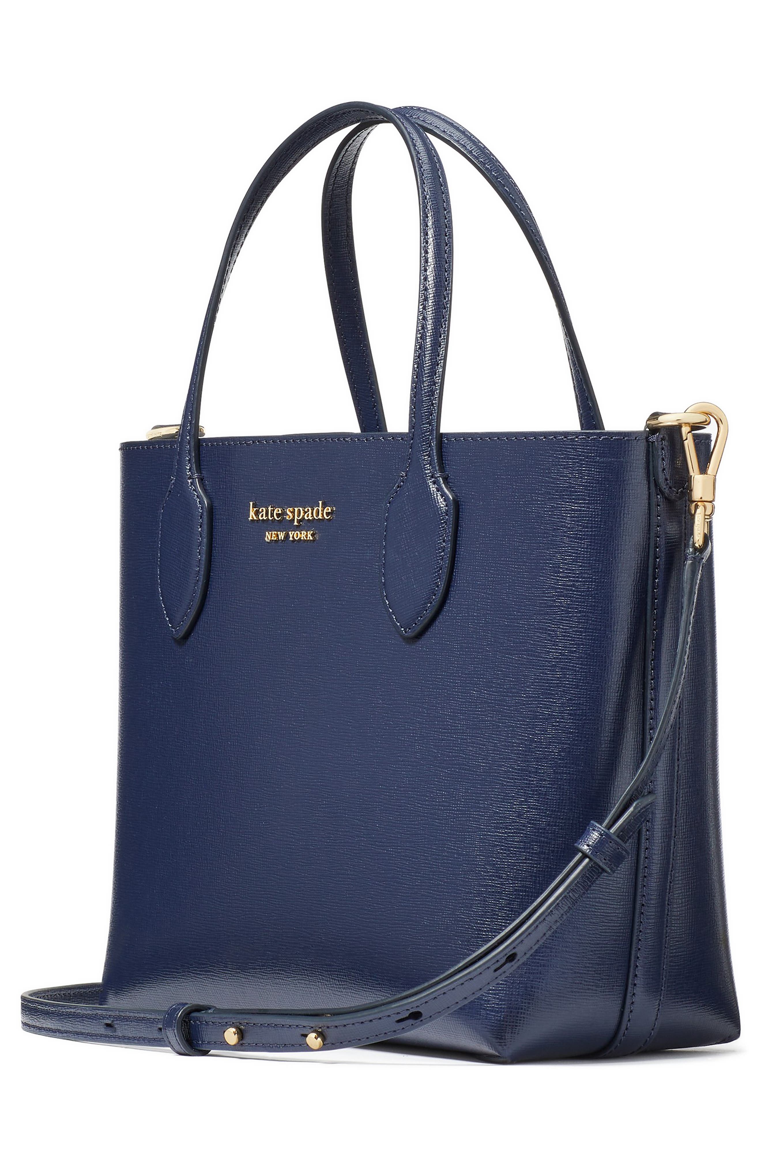 medium bleecker saffiano leather tote, Alternate, color, PARISIAN NAVY