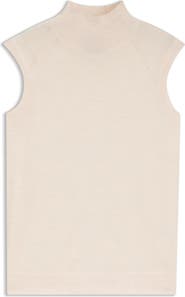 BOSS Fipini Mock Neck Wool Sweater Vest