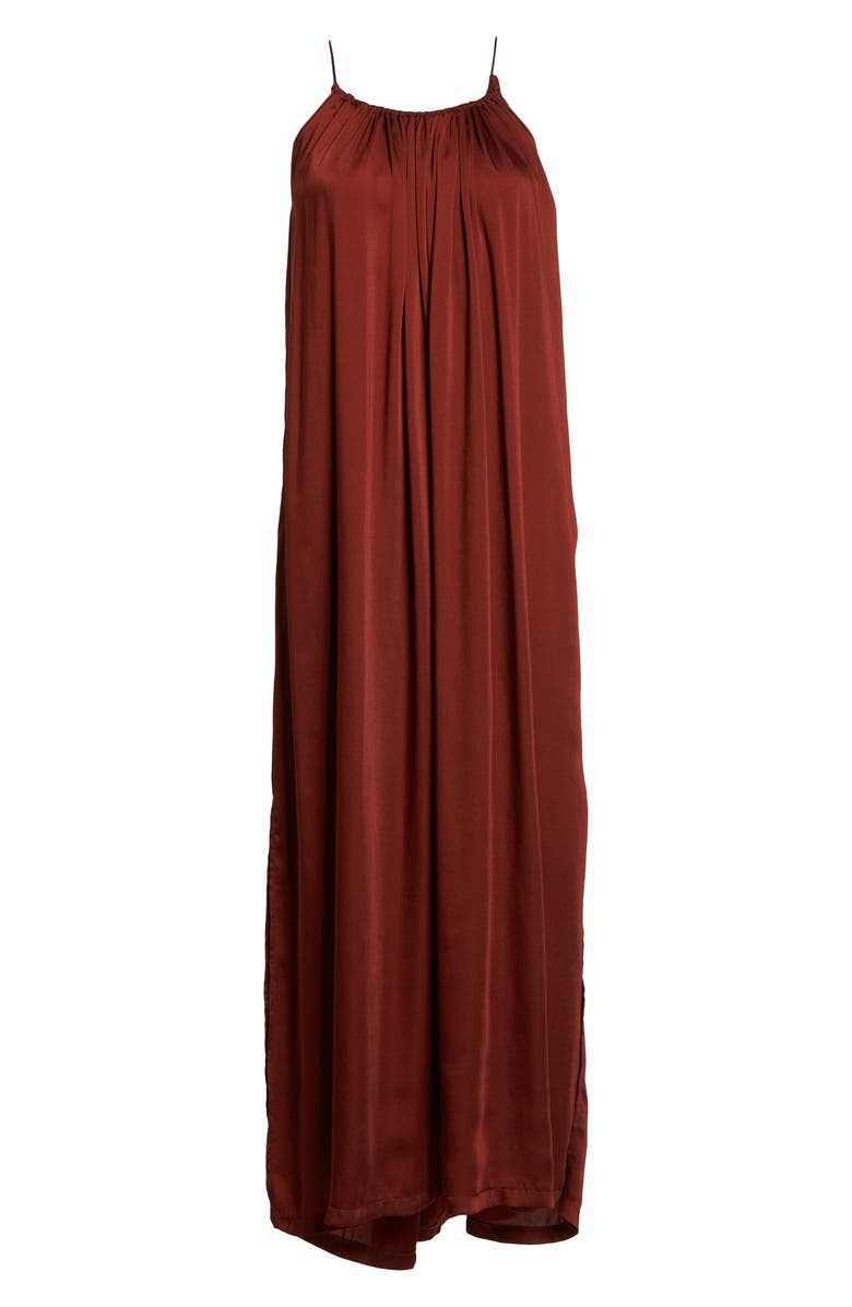 Knot Sisters Yvonne Maxi Dress, Alternate, color, Cinnamon