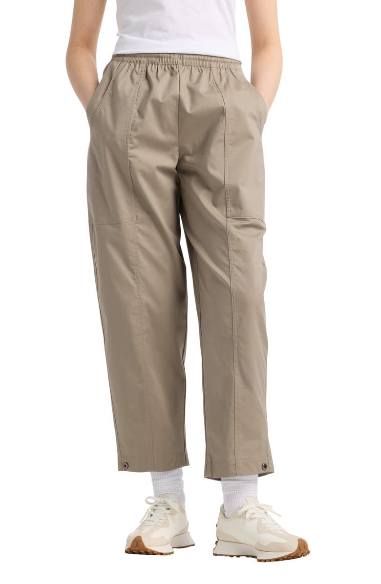 New Balance Crop Stretch Twill Utility Pants, Main, color, Dockside