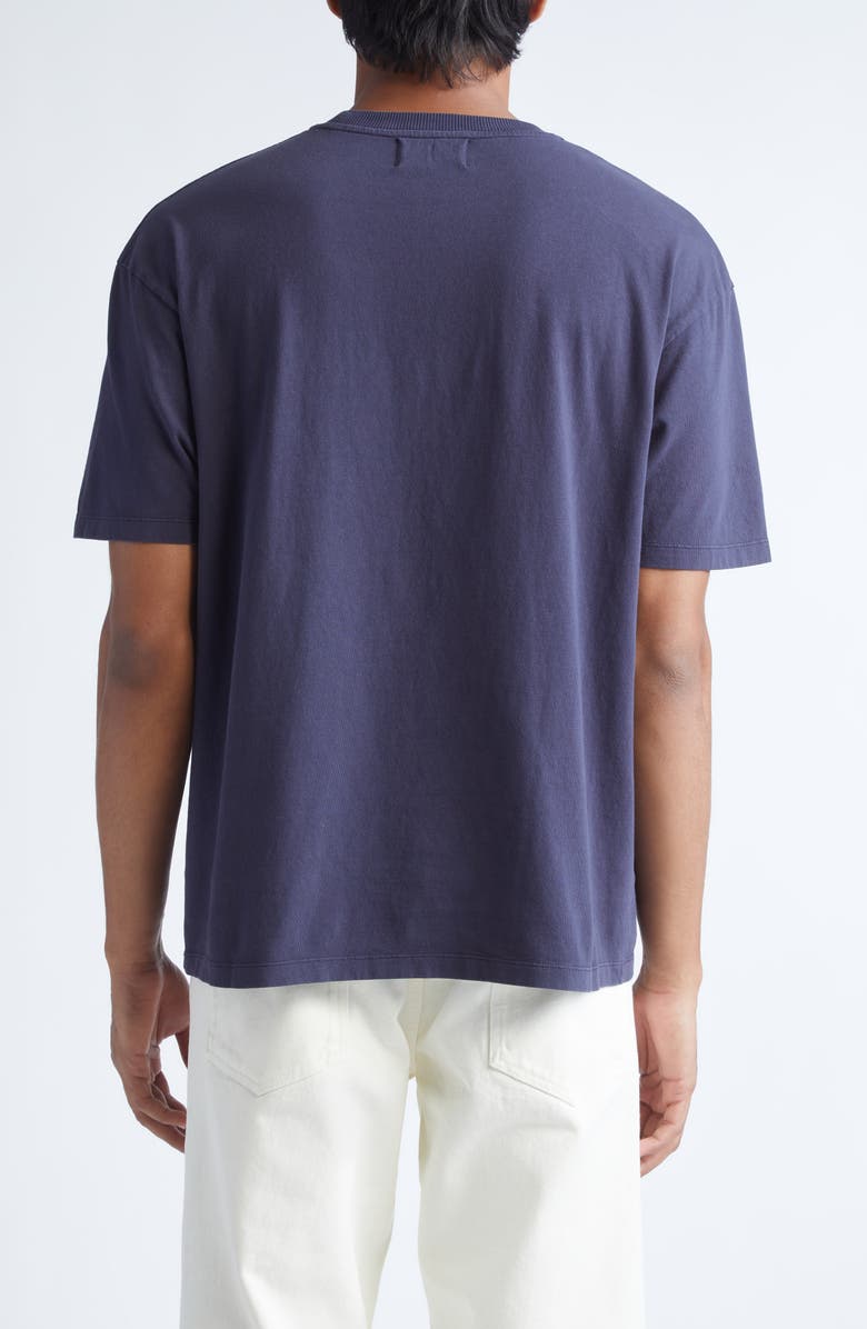 PALMES Logo Embroidered Cotton T-Shirt, Alternate, color, Dark Blue