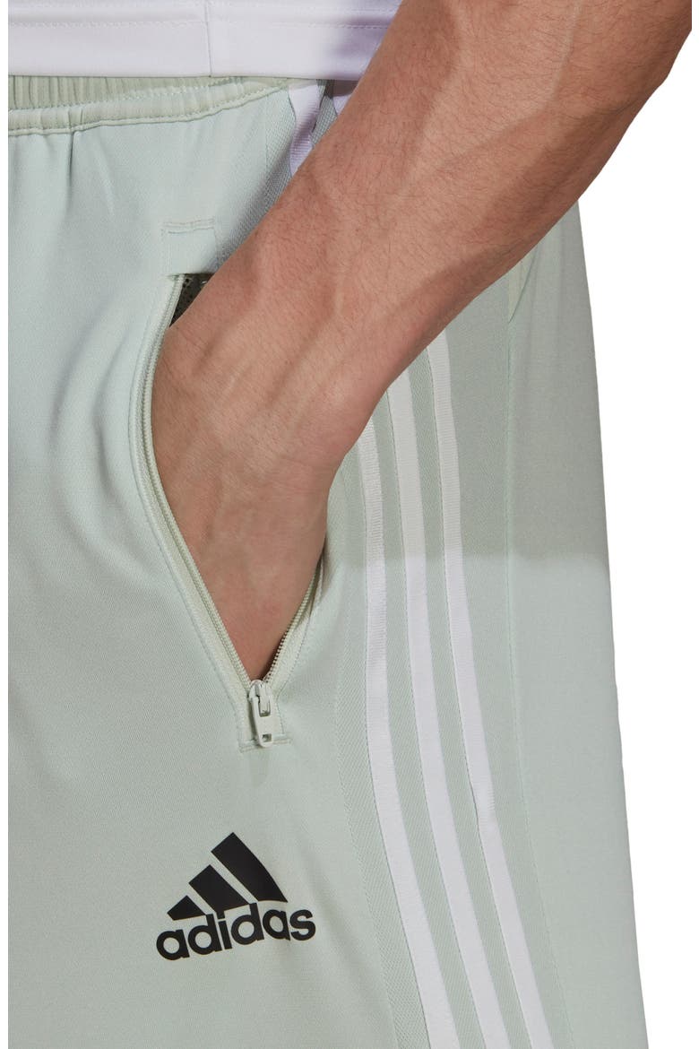3-Stripes Active Shorts, Alternate, color, LINEN GREEN/ WHITE