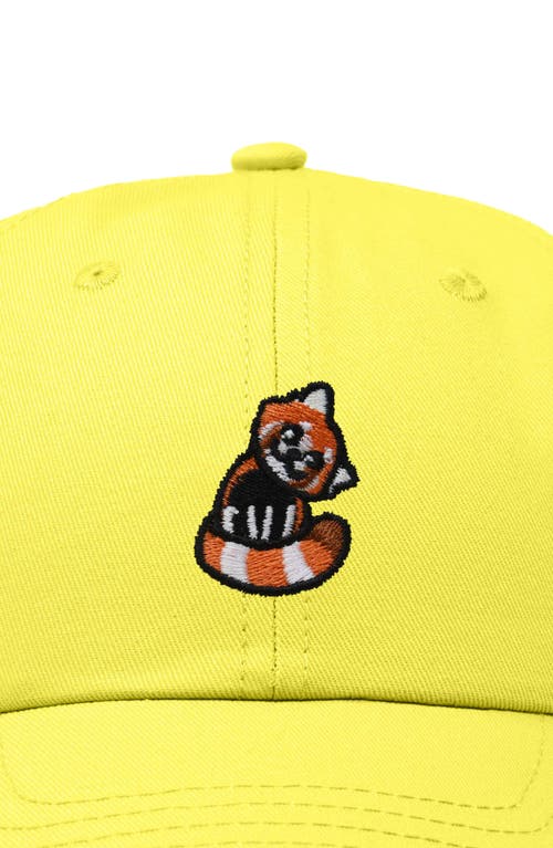 DALIX DALIX RED PANDA EMBROIDERED DAD HAT