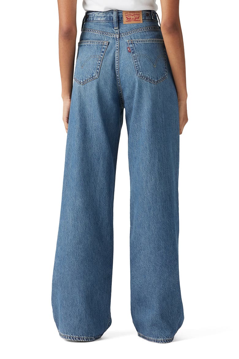 Cinch Baggy Wide Leg Jeans, Alternate, color, CHASING DREAMS