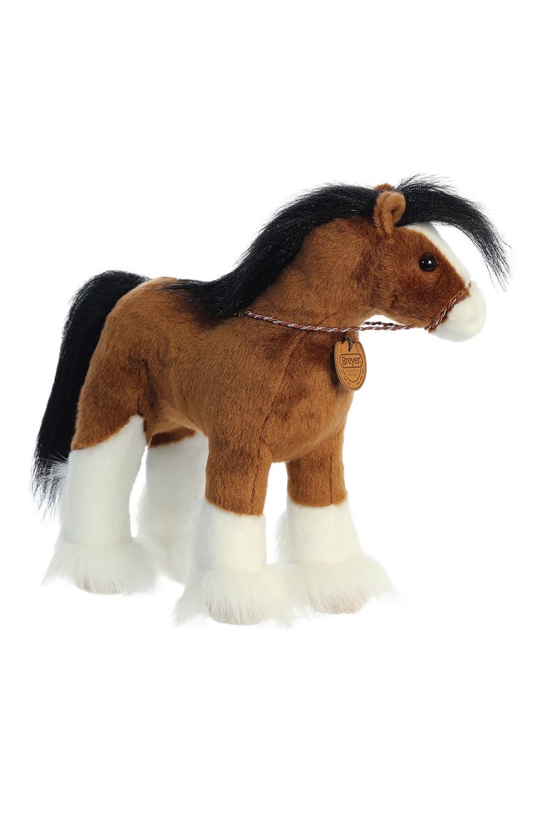13-Inch Plush Horse, Main, color, BROWN