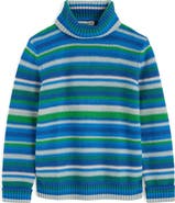 Seasalt Cornwall Braque Stripe Turtleneck Wool Blend Sweater