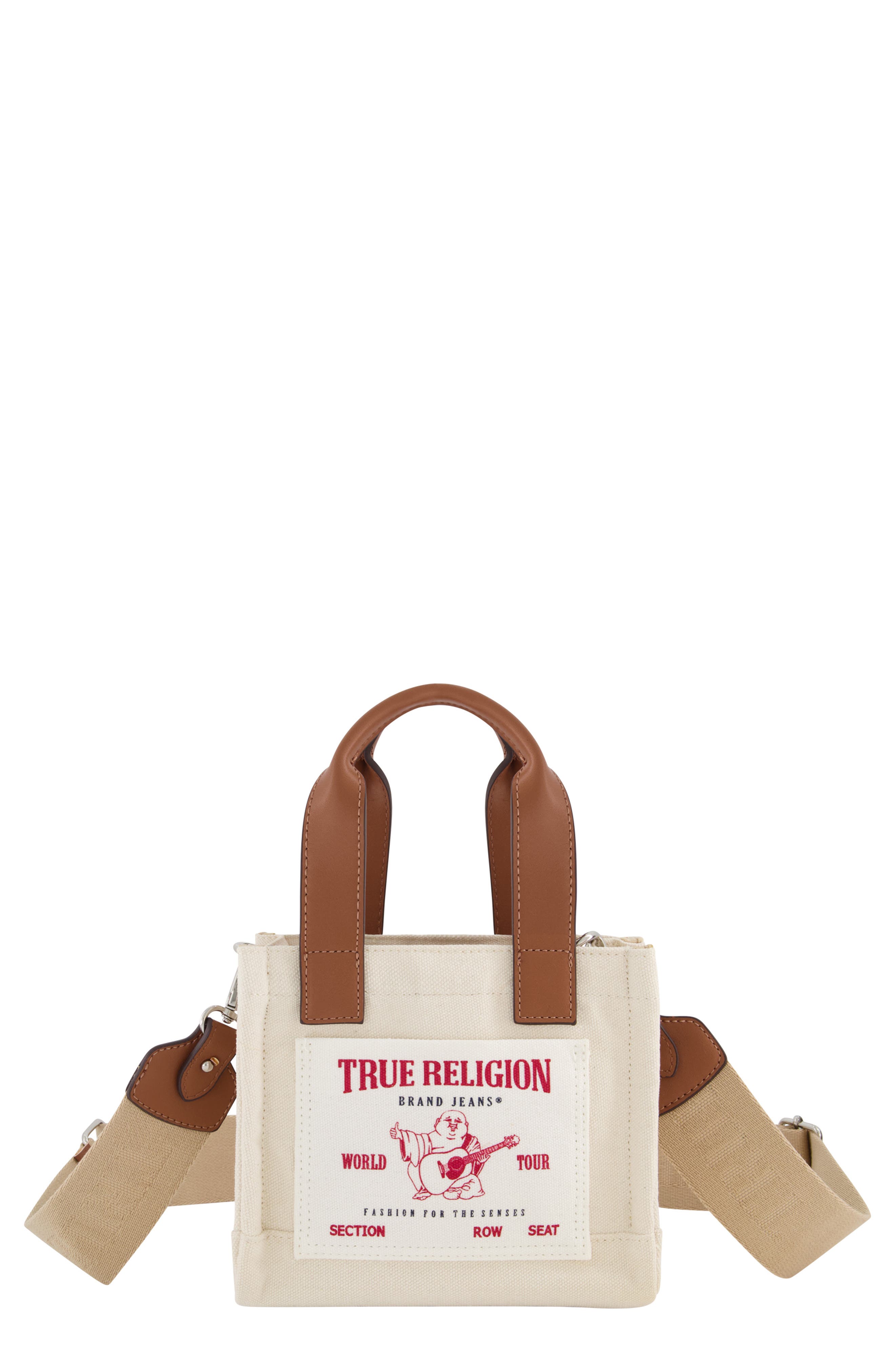 True Religion Canvas Mini Tote Bag, Main, color, 