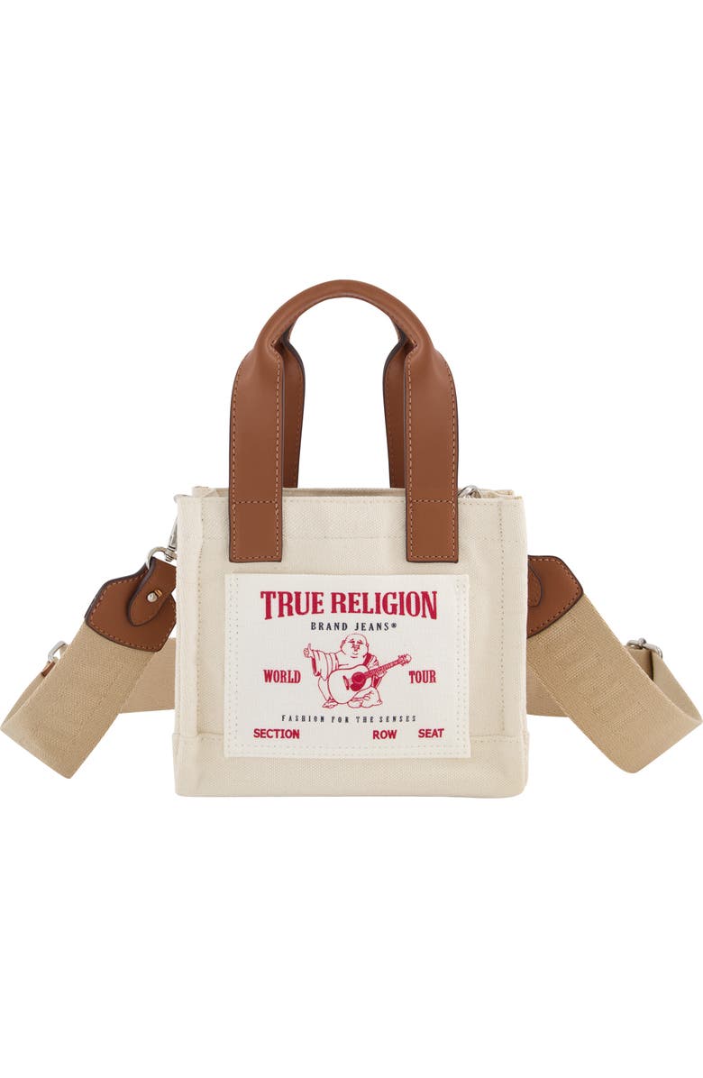 True Religion Canvas Mini Tote Bag, Main, color,