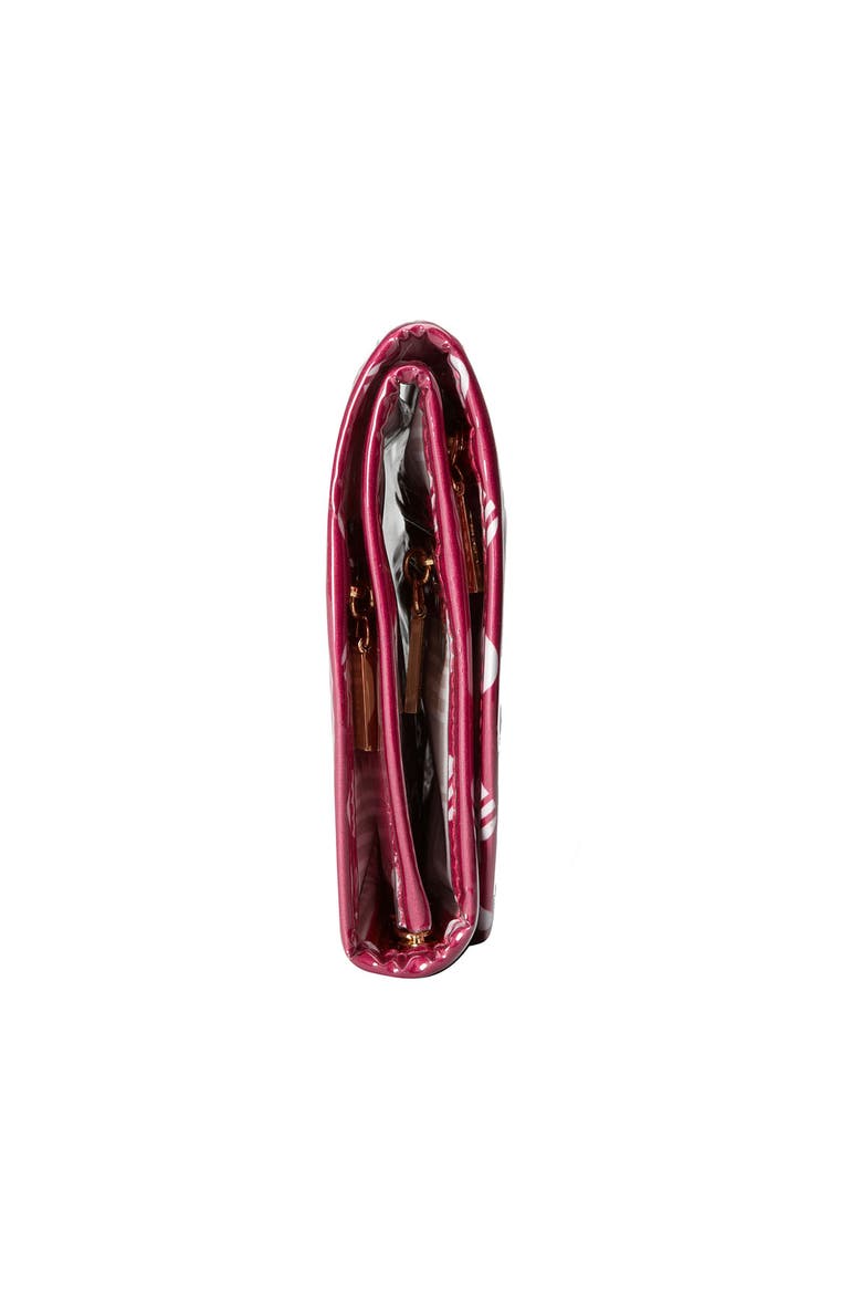 Hanging Cosmetics & Jewelry Travel Valet, Alternate, color, PINK BETSY