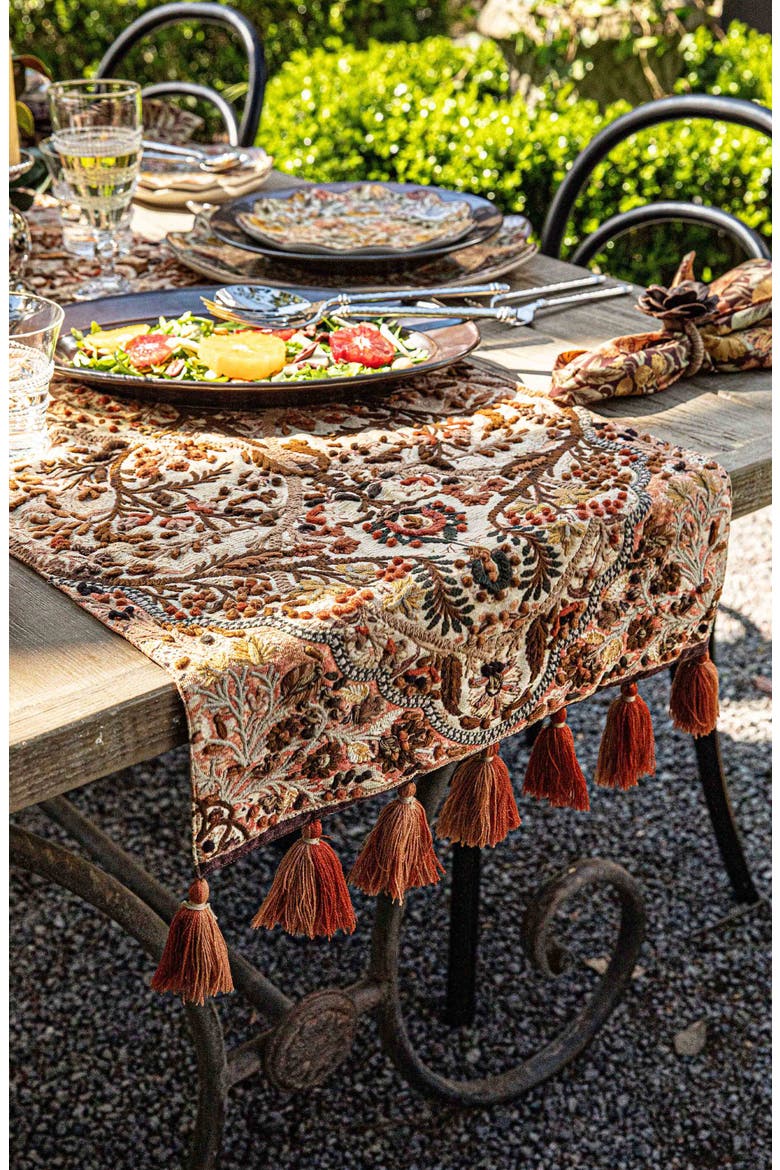 Willa Table Runner, Alternate, color, AMBER
