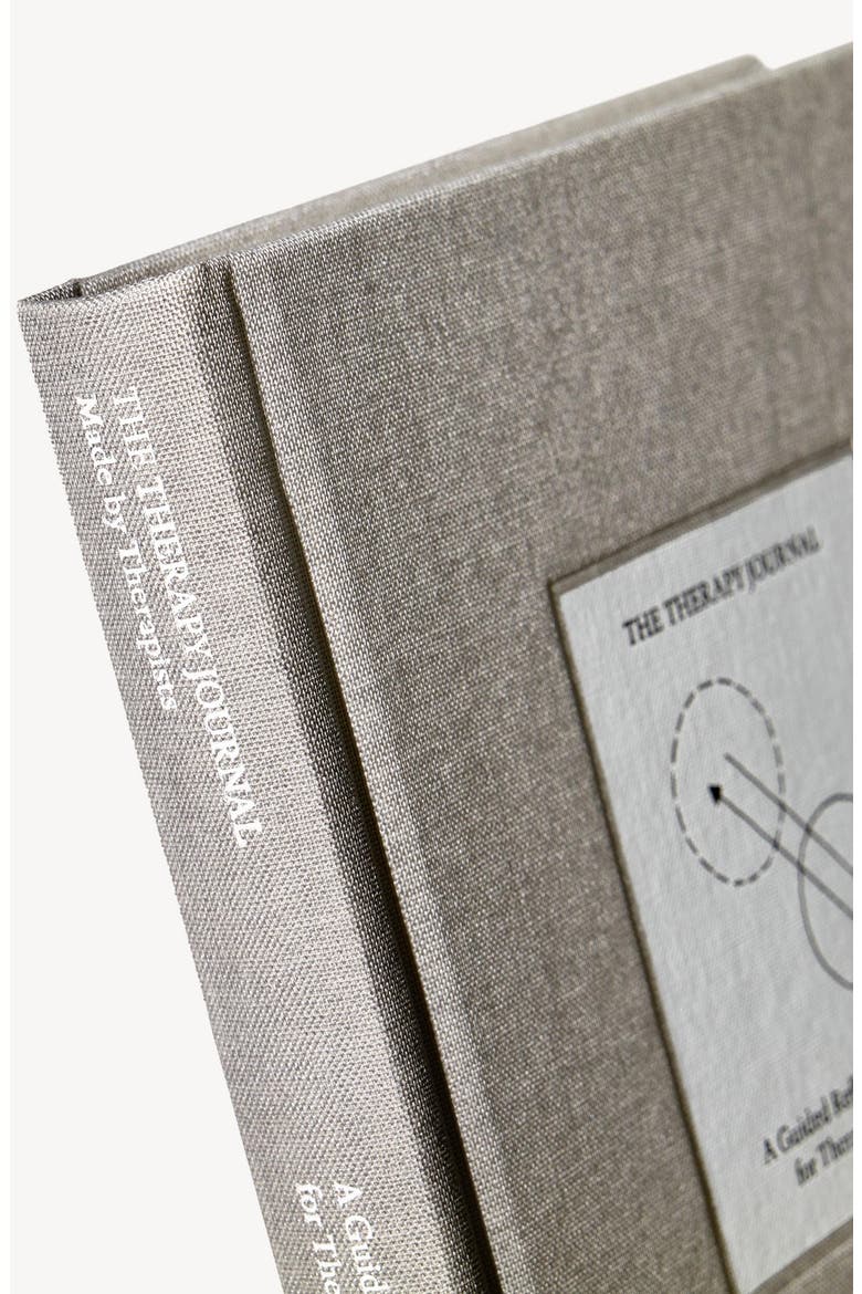 The Therapy Journal Notebook, Alternate, color, Light Gray / Beige