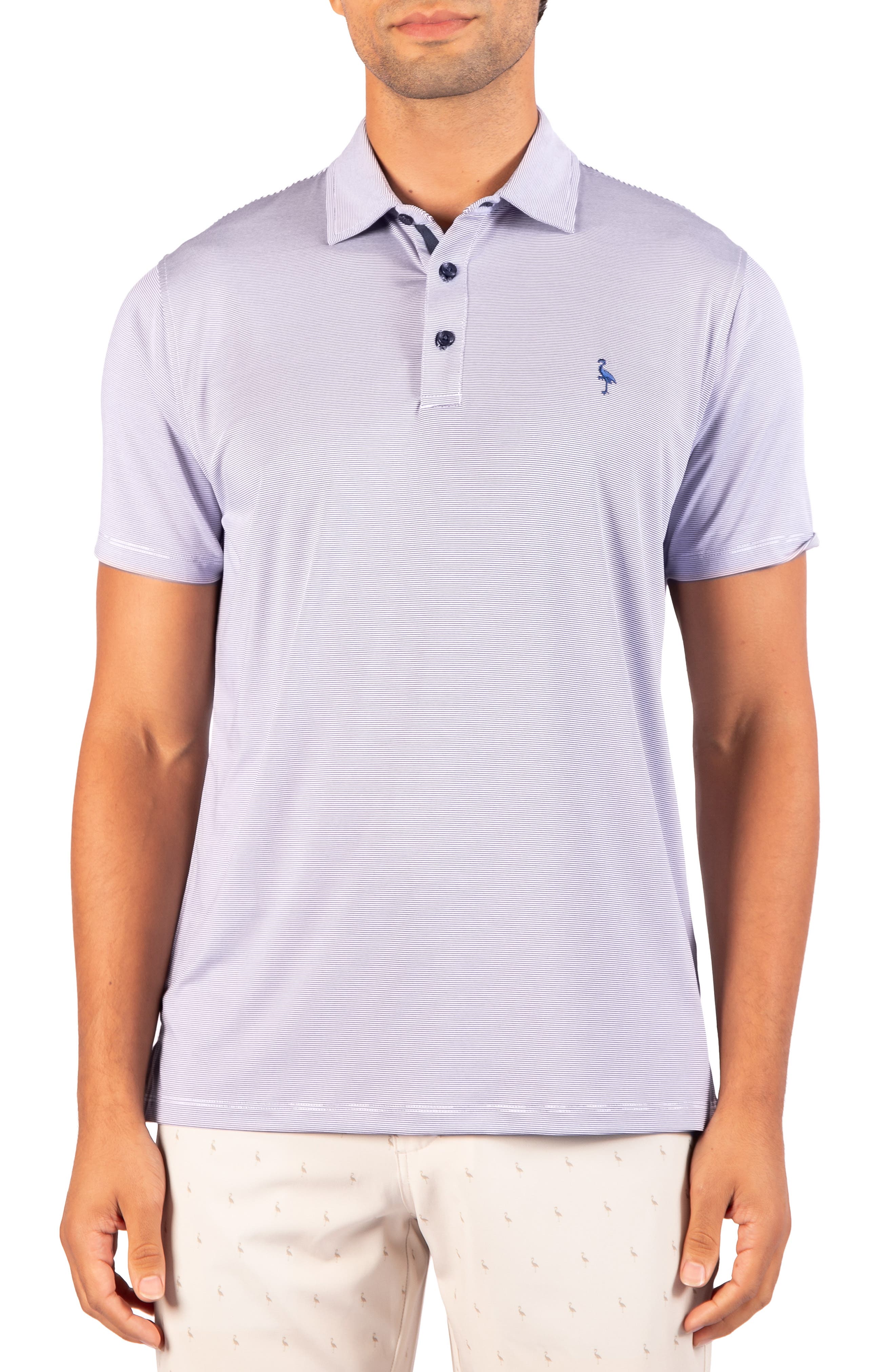 Mini Striped Performance Polo