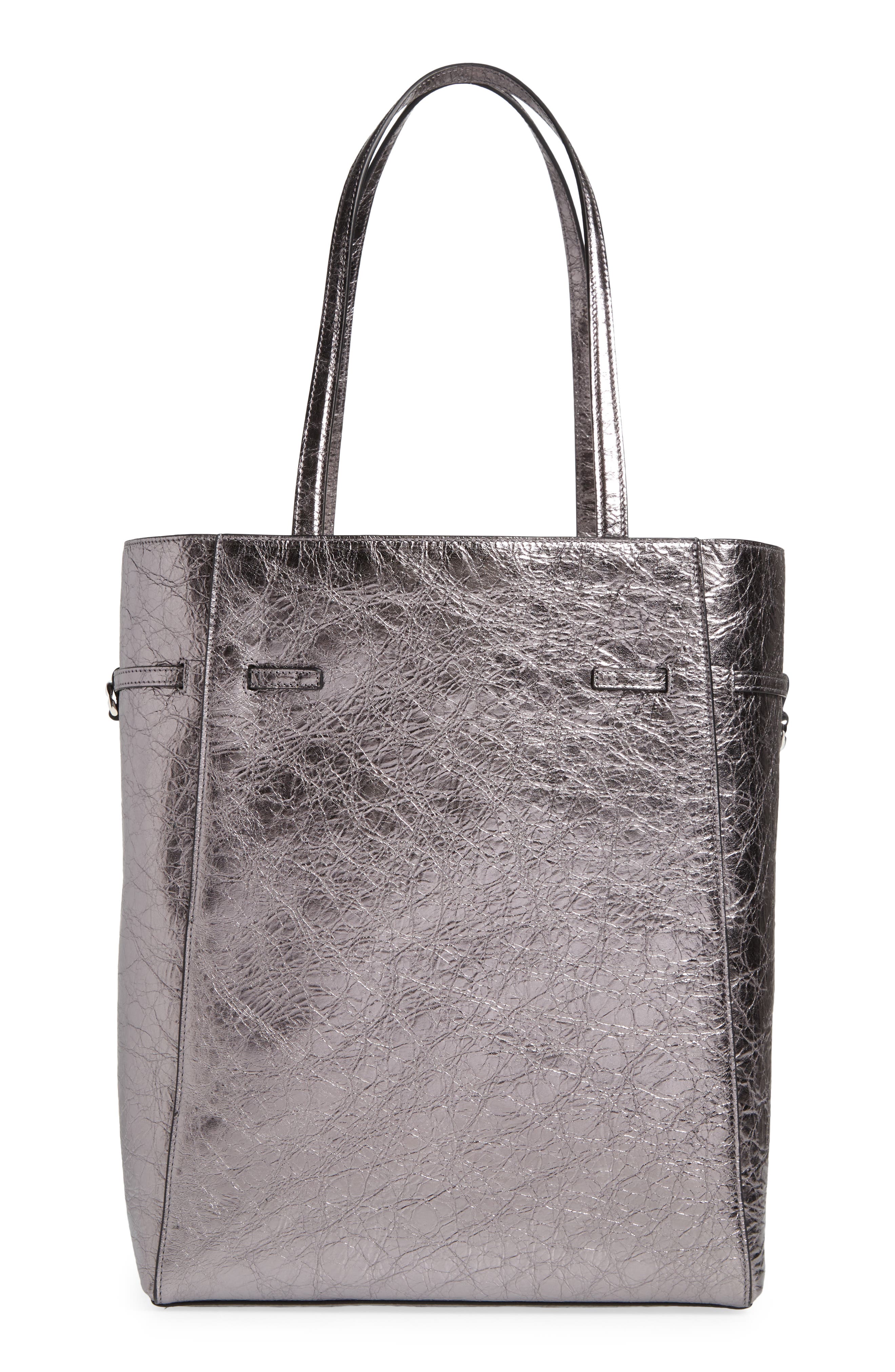 Givenchy Medium Voyou Metallic Leather North/South Tote, Alternate, color, 