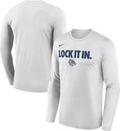 Nike Men's Nike  White Gonzaga Bulldogs 2026 On-Court Bench Long Sleeve T-Shirt