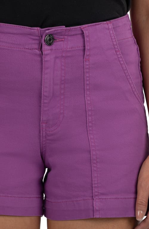 Kut From The Kloth Jane High Waist Denim Shorts In Orchid