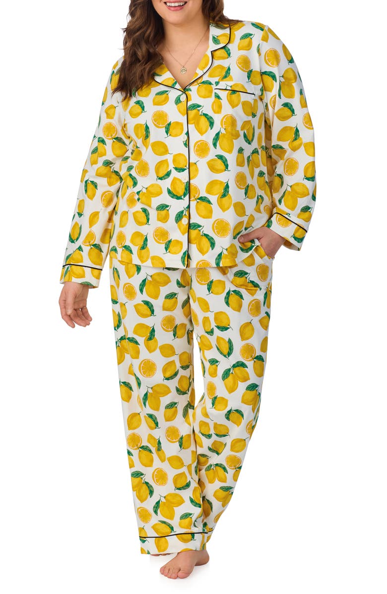 BedHead Pajamas Print Stretch Jersey Pajamas, Alternate, color, Main Squeeze