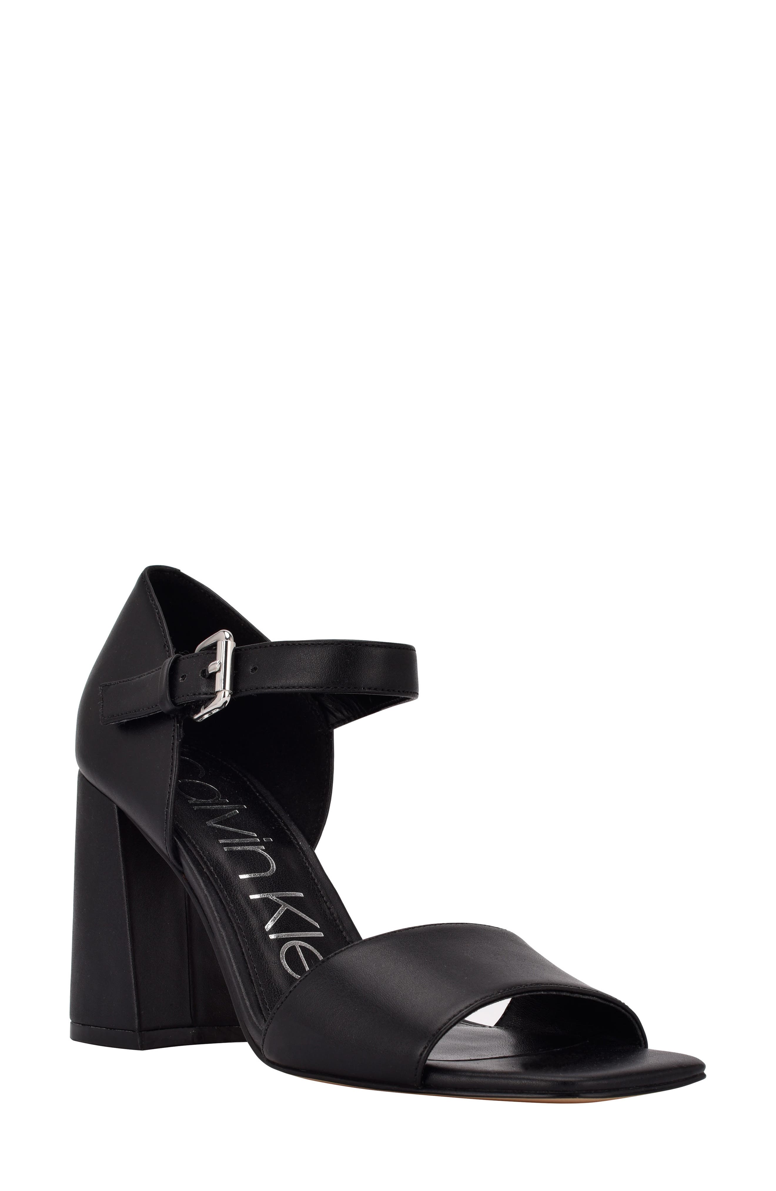 Calvin Klein Quelyn Block Heel Sandal, Main, color, 