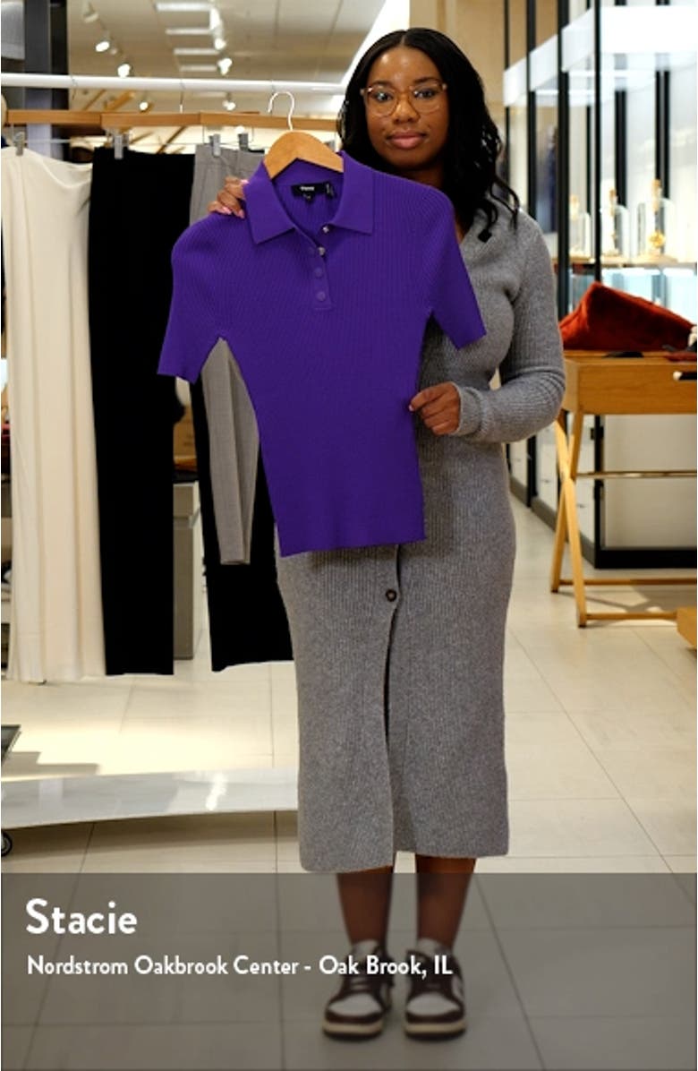 Rib Sweater Polo, sales video thumbnail