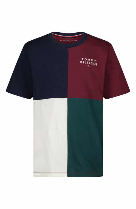 Kids' Stacked Logo Quad Cotton T-Shirt