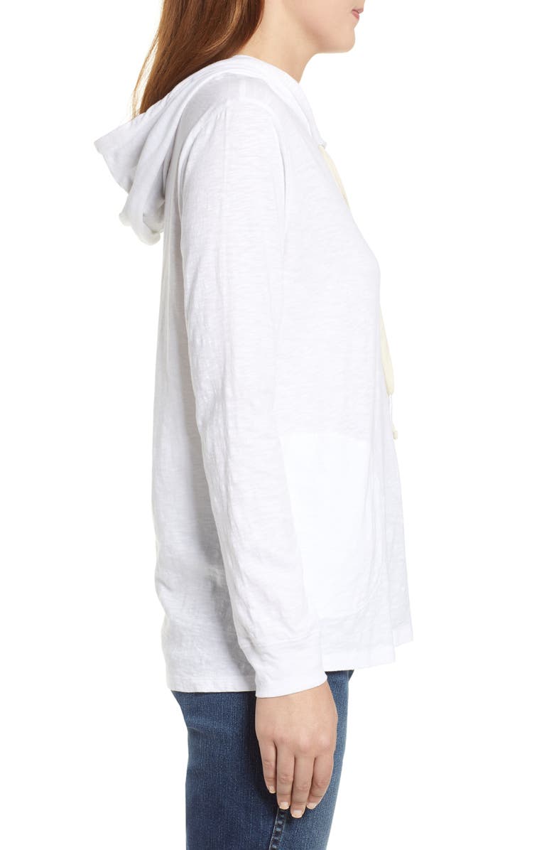 Caslon<sup>®</sup> Slub Hoodie, Alternate, color, 