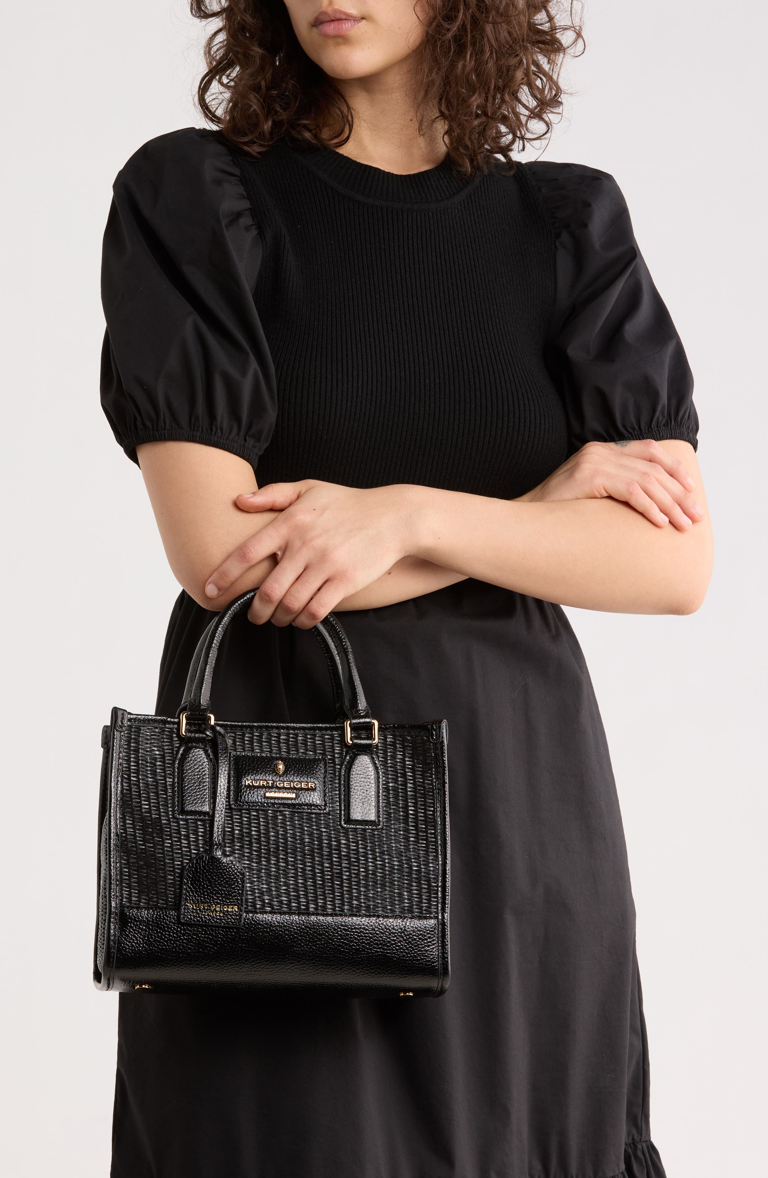 Kurt Geiger London Small Chiswick Raffia Tote, Alternate, color, 