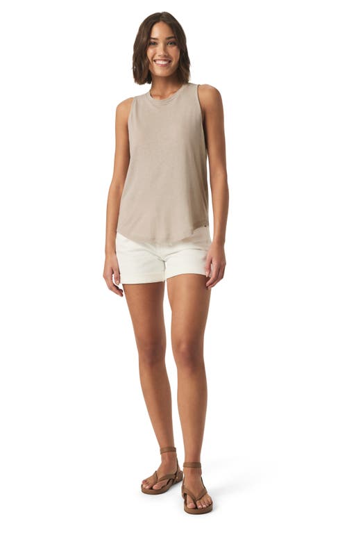 SPLENDID SPLENDID CADY CREWNECK LINEN BLEND TANK 