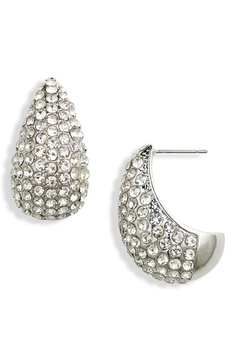 Crystal Bean Earrings