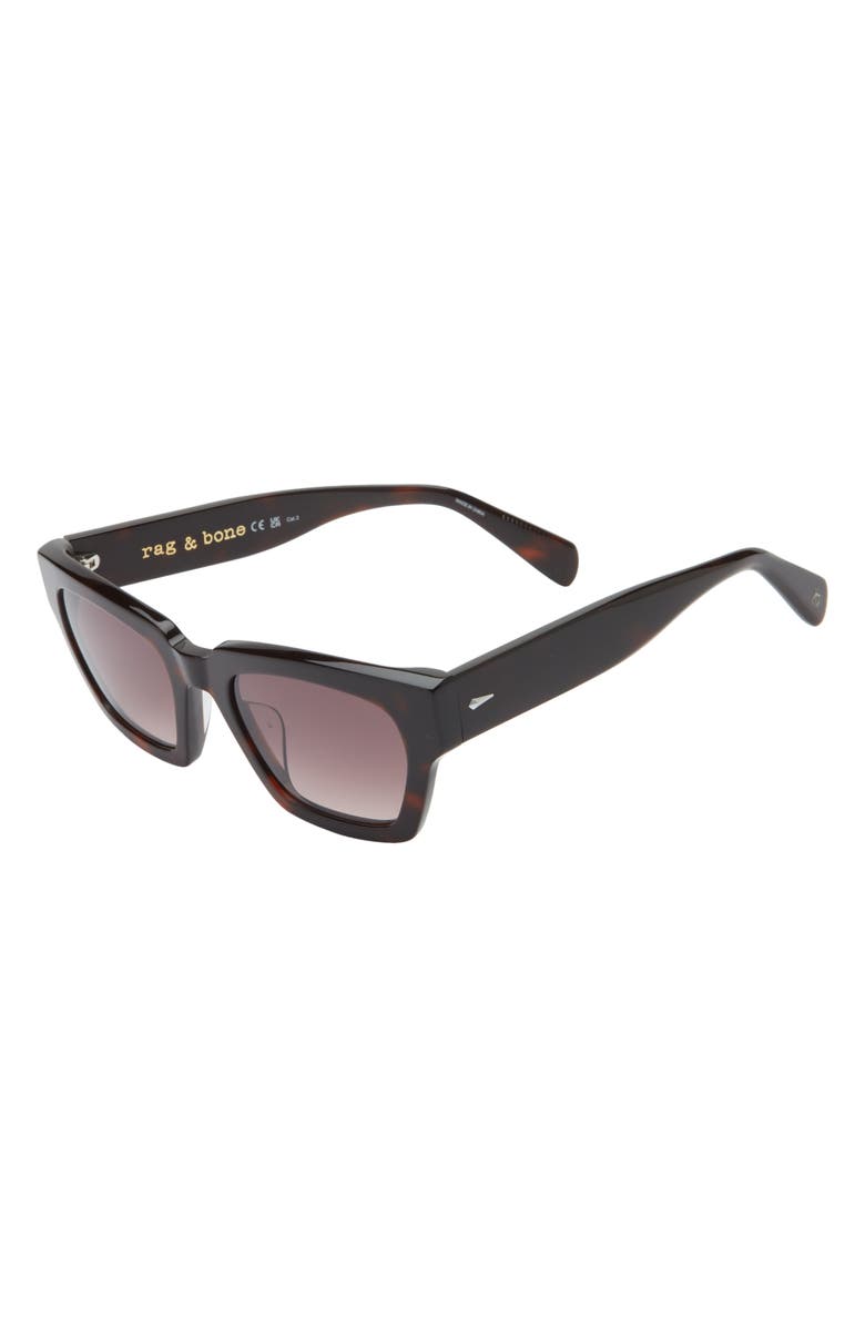 rag & bone 51mm Square Sunglasses, Alternate, color,