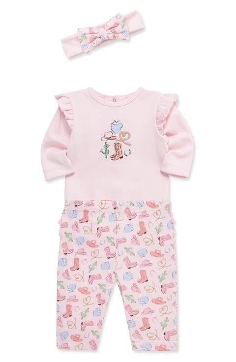 Western Bodysuit, Leggings & Headband Set (Baby)