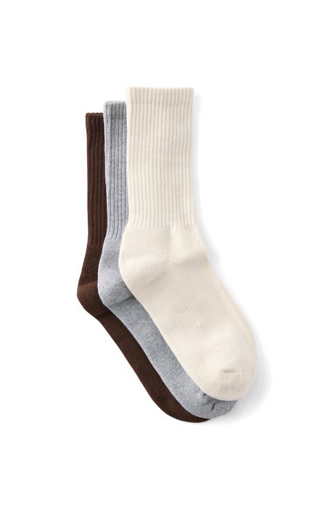 Men's 3 Pack Essential Crew Socks