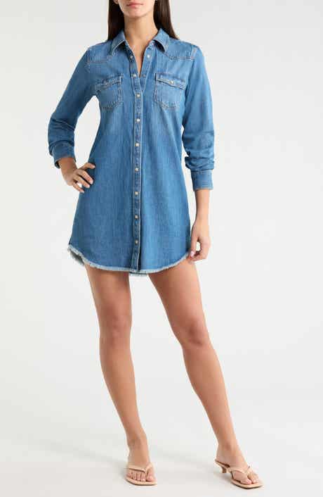 Long Sleeve Denim Shirtdress