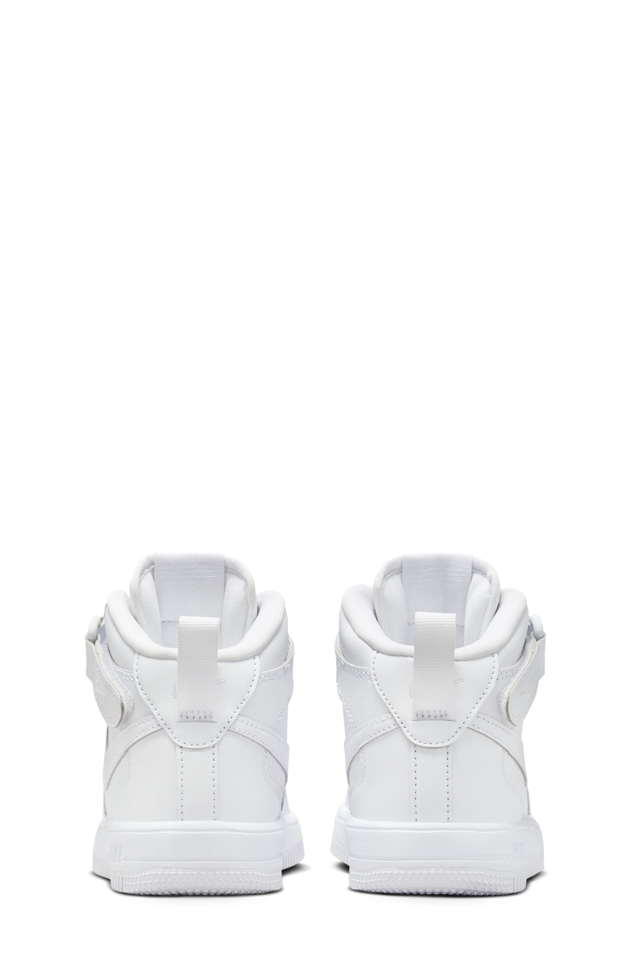 Force 1 Mid EasyOn Sneaker, Alternate, color, WHITE/ WHITE/ WHITE