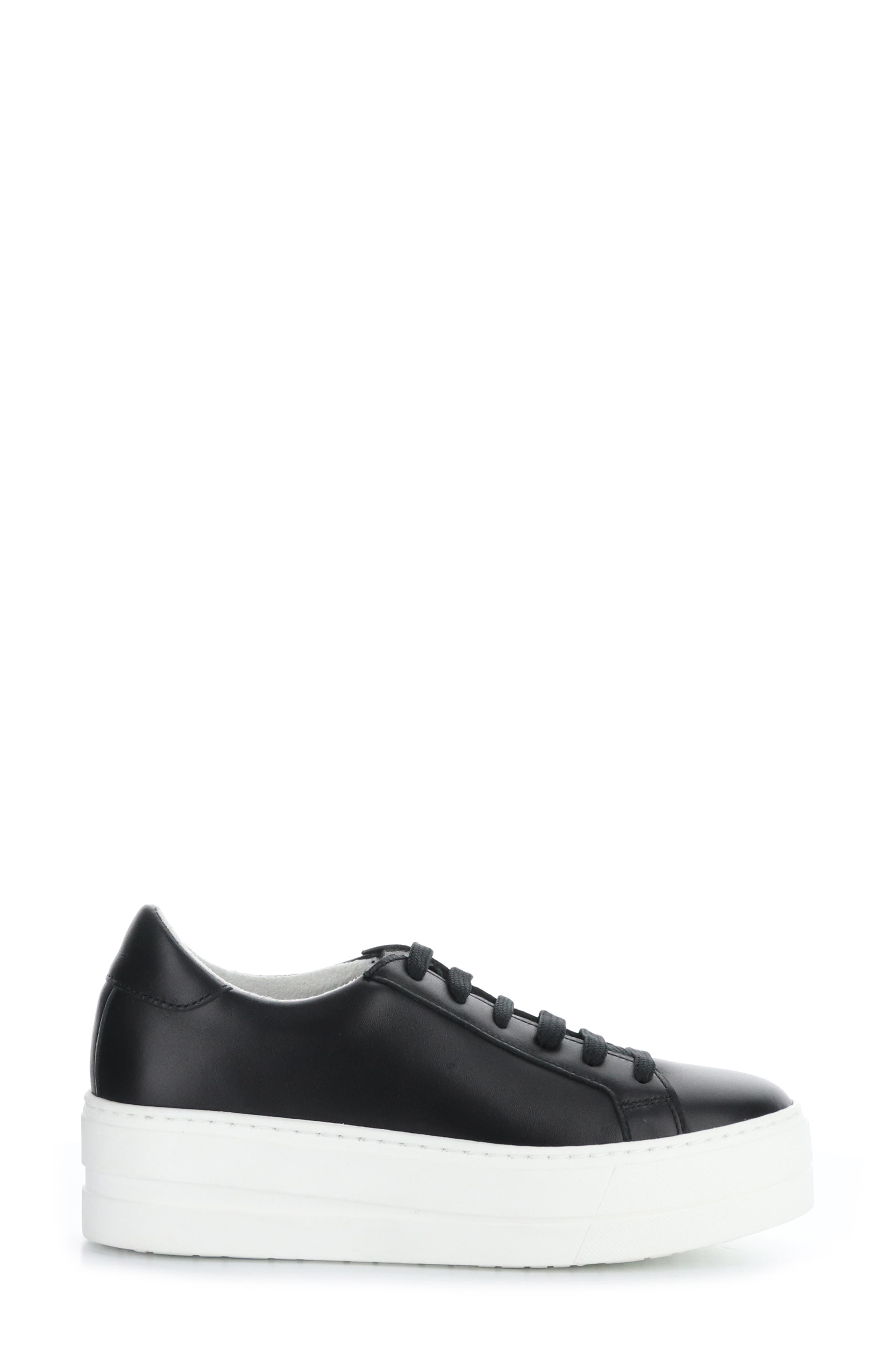 Bos. & Co. Maya Platform Sneaker, Alternate, color, Black Verona Leather