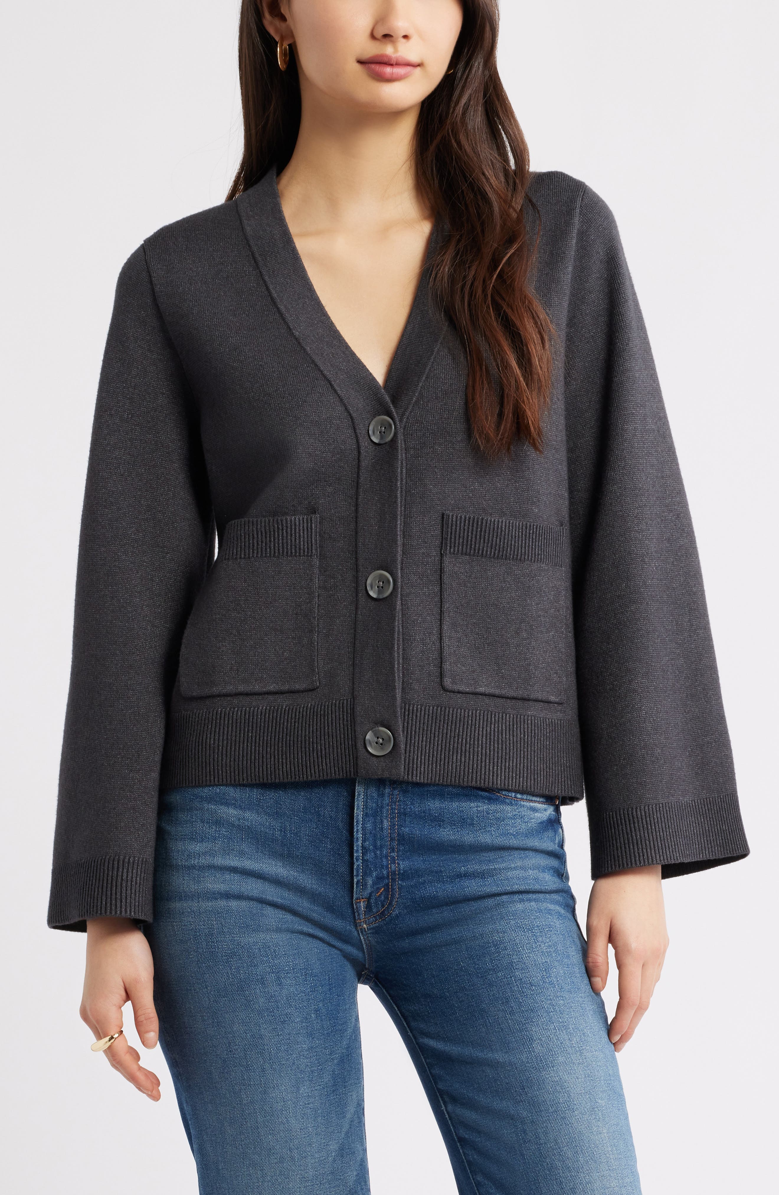 Wide Sleeve Cardigan